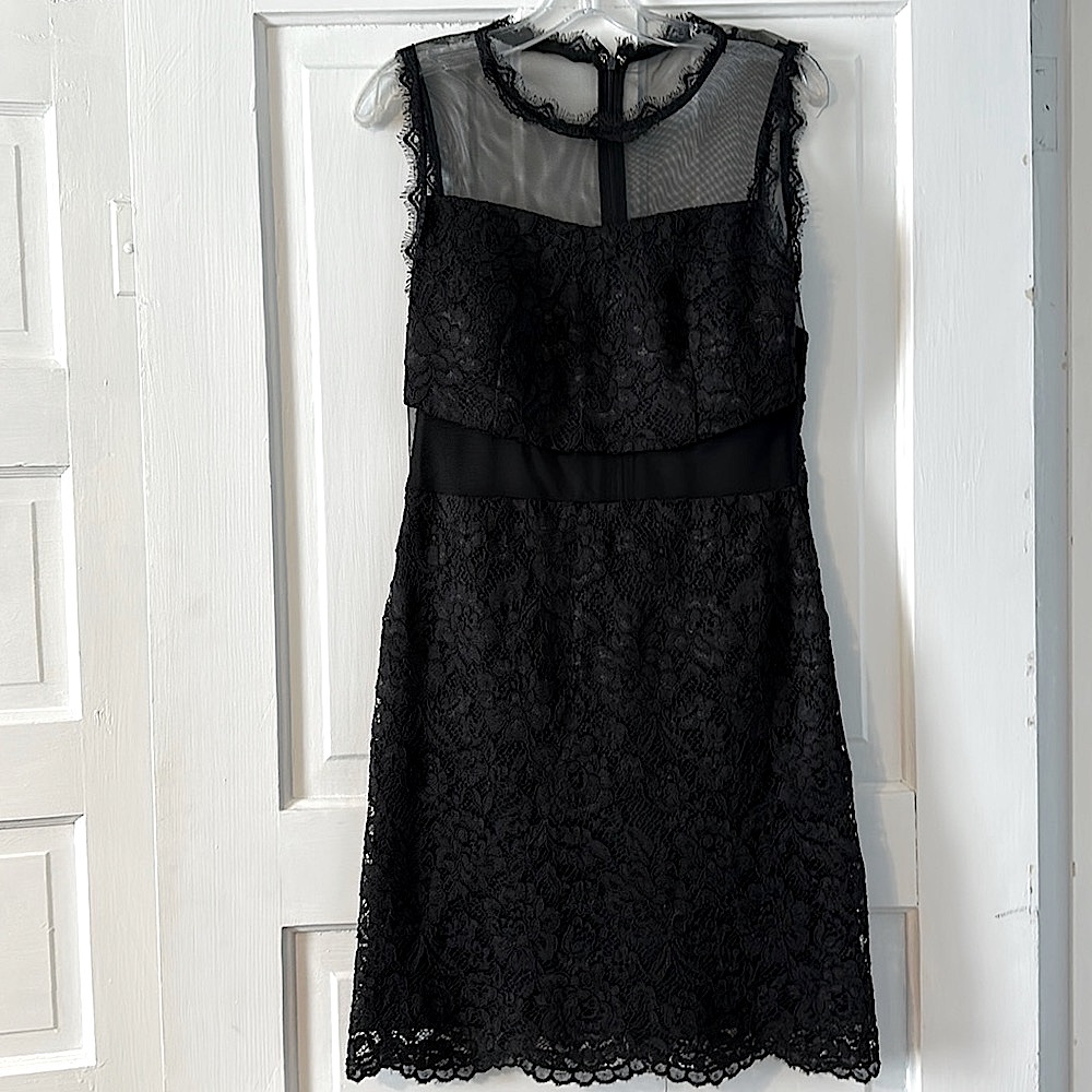 Women’s Classic Black Lace Dress - Picture 1 of 5